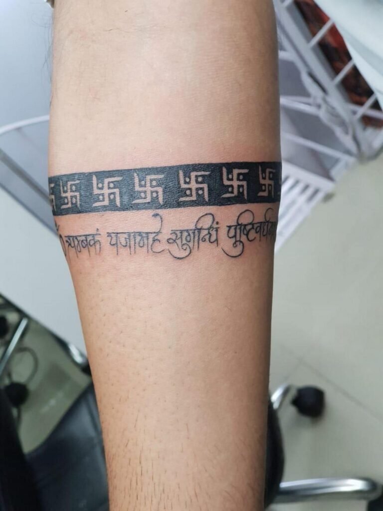 Trishul Shiva Eye and Maha mrityunjaya mantra done by Abhishek Ahuja at N.A  Tattoo Studio. For appointments call us … | Tattoo studio, Tattoos, Neck  tattoo for guys
